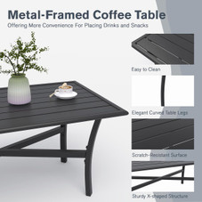 Outdoor Patio Furniture Set with Rocking Chair product image