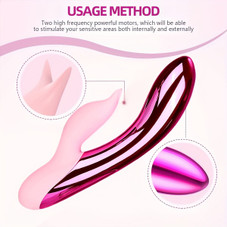 Mini Dual-Point Vibration & Massage Wand Vibrator product image
