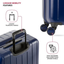 SwissGear Wanderlust Pro Expandable Spinner Luggage (3 Piece Set) product image