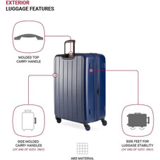 SwissGear Wanderlust Pro Expandable Spinner Luggage (3 Piece Set) product image