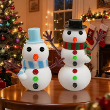 DIY Christmas Craft Clay Snowman Kit (267 Pieces) product image