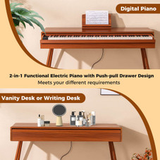 88-Key Graded Hammer Weighted Keyboard with Push-Pull Drawer product image