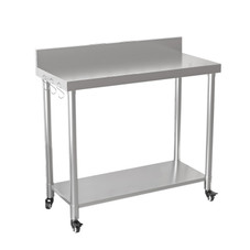Stainless Steel Prep Table with Wheels product image