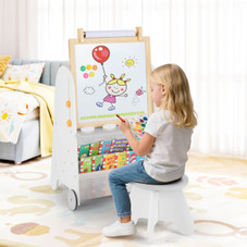 4-in-1 Kids' Art Easel with Stool product image
