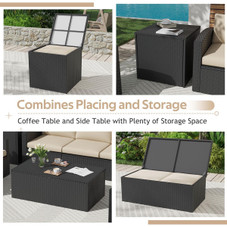 7-Piece Outdoor Patio Furniture Sets with Two Storage Boxes product image