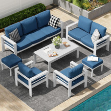 Modern Outdoor Patio Furniture Set with Coffee Table product image