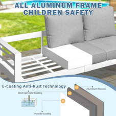 Modern Outdoor Patio Furniture Set with Coffee Table product image