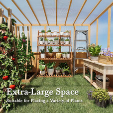 6x10 ft Heavy Duty Lean-to Walk-in Greenhouse  product image