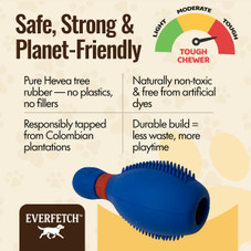 Everfetch Natural Rubber Scented Funky Dog Toys product image