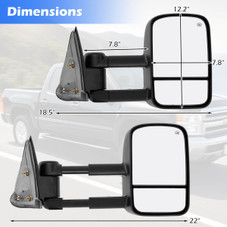 Power Heated Telescoping Side Mirrors (for Chevrolet and GMC) product image
