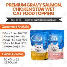 Scoochie Pet Salmon, Chicken Stew Wet Cat Food (4, 8, or 16-Pack) product image
