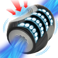 Jock 10X Vibrating Double Masturbator for Men product image