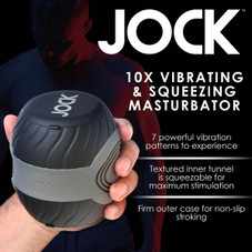 Jock 10X Vibrating Double Masturbator for Men product image
