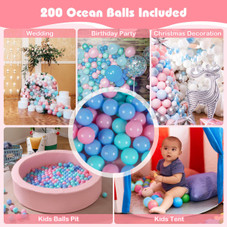 42.5" Round Foam Ball Pit with 200 Ocean Balls product image