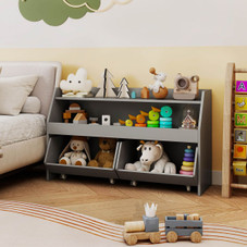 Kids Toy Storage Organizer with 2 Drawers and Wheels product image