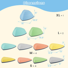 Non-Slip Balance Stones (Set of 11) product image