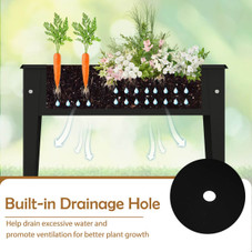 Raised Garden Planter Box with Drainage Hole product image