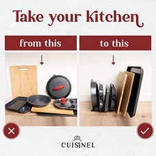 Cuisinel Lid and Dish Organizer Rack (2-Pack) product image
