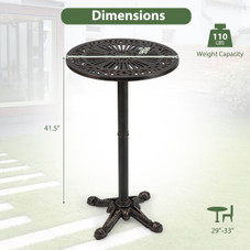 24” Round Patio Bar Table  product image