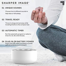 Sharper Image Sleep Therapy White Noise Machine product image