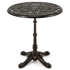 27” Round Cast Aluminum Patio Bistro Table  product image