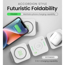 InfinaCore 3-in-1 Foldable MagSafe Wireless Charger product image