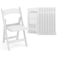 Resin Folding Chairs with Padded Seat product image
