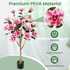 51" Artificial Magnolia Tree with Lifelike Flowers product image