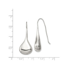 Sterling Silver French Wire Dangle Drop Earrings product image