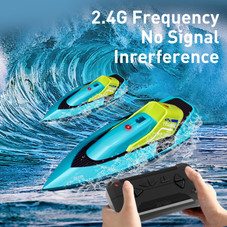 Mini High Speed Remote Control Waterproof Racing Boat (2-Pack) product image