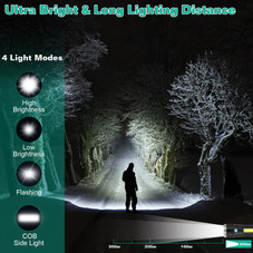 Quad-LED Rechargeable Flashlight by LakeForest® product image