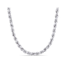 18" Rope Chain Necklace in Sterling Silver (5mm) product image