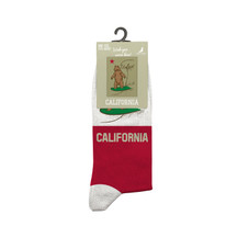 Everyday Wear Cotton Crew Length City/State Themed Socks (3-Pairs) product image