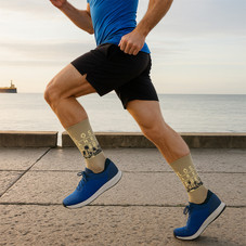 Everyday Wear Cotton Crew Length City/State Themed Socks (3-Pairs) product image