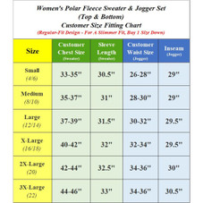 Women’s Cozy Polar Fleece Sweater & Jogger Lounge Set product image