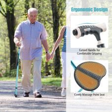Lightweight Adjustable Folding Cane Seat with Light product image