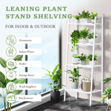 4-Tier Leaning Wall Shelf product image