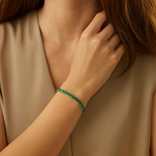 20 Carat Gemstone Tennis Bracelet in Sterling Silver product image