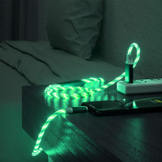 3 in 1 LED Flowing Luminous Fast Charging Cable (3.3ft) product image