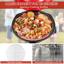 Portable 1600W Electric BBQ Grill product image