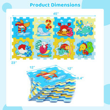 Kids' Foam Puzzle Play Mat (8-Pieces) product image