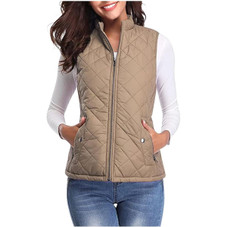 Women's Zip-Up Quilted Vest  product image