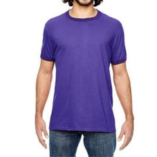 Anvil Adult Lightweight Ringer T-Shirt (Small) product image