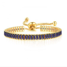 Women's Adjustable Baguette Stone Bracelet product image