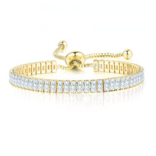 Women's Adjustable Baguette Stone Bracelet product image