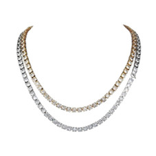 18K Iced Out Choker Necklace product image