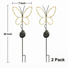 Solar Powered LED Garden Stake Light (Set of 2) product image