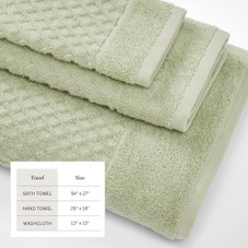 Waffle Diamond Bath Towels (2, 4, or 6-Pack) product image