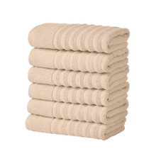 Ribbed Cotton Bath Towels (2, 4 or 6- Pack) product image