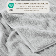 Ribbed Cotton Bath Towels (2, 4 or 6- Pack) product image